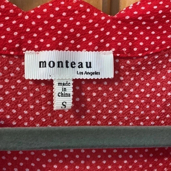 Monteau red polka dot  S - Picture 6 of 8